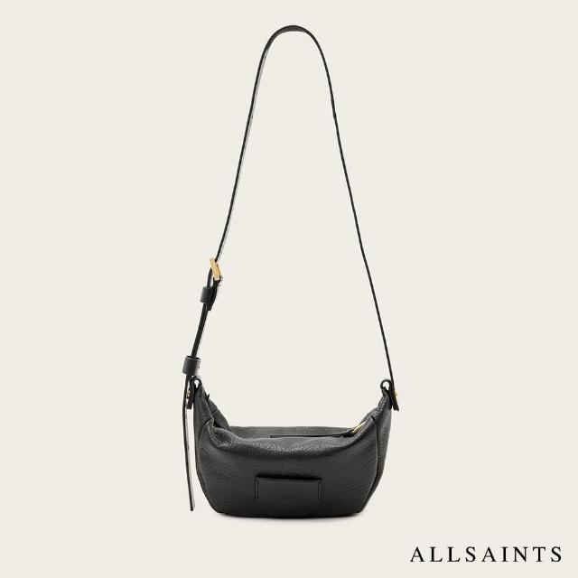 【ALLSAINTS】MADEA 柔軟荔枝紋牛皮側背包