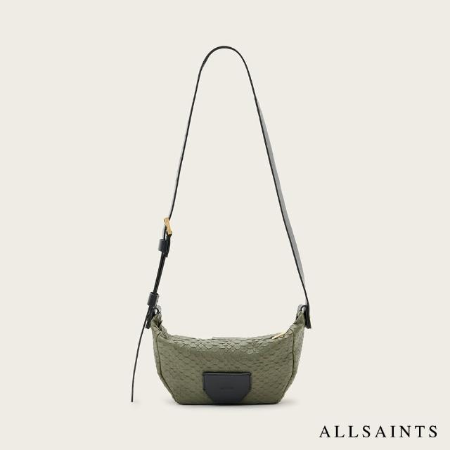 【ALLSAINTS】MADEA 蛇紋牛皮側背包 W092XC