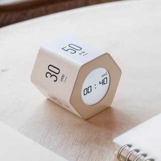 【Mooas】韓國六角轉轉專注學習定時器(番茄鐘、番茄工作法、時鐘、靜音鬧鐘、考試用品、禮品)