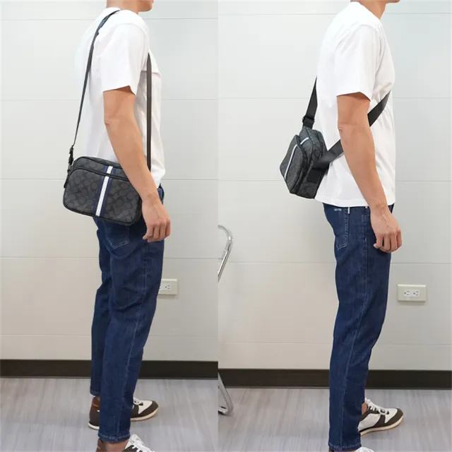 【MoonDy】男生郵差包 男生包包 肩背包 男朋友生日禮物 精品包包 郵差包男 復古郵差包 側