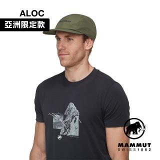 【Mammut 長毛象官方直營】Climate Gore-Tex Cap AF 防風防水鴨舌帽 深沼澤綠 #1191-01960