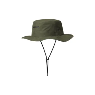 【Mammut 長毛象官方直營】Climate Gore-Tex Hat AF 防風防水漁夫帽 深沼澤綠 #1191-01950