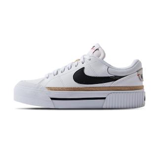 【NIKE 耐吉】Court Legacy Lift 女鞋 白色 厚底 解構 接拼 休閒鞋 DM7590-100