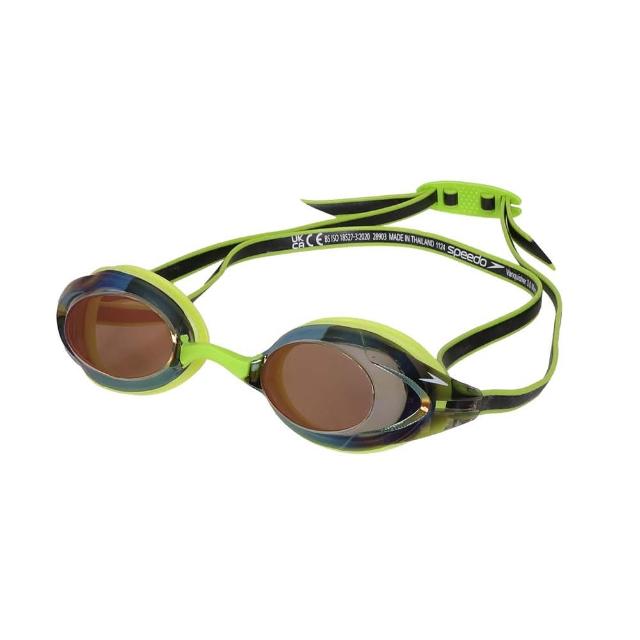 【SPEEDO】VANQUISHER 3.0 成人競技泳鏡-抗UV 防霧 游泳(SD800473417218)