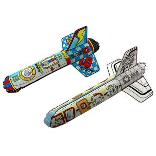 【韓國 COLORLOON】3D造型手繪紙氣球-火箭飛機系列(如魔法般的3D紙氣球)