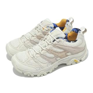 【MERRELL】登山鞋 Moab 3 Flutter 女鞋 白 卡其 緩衝 抓地 黃金大底 山系 戶外鞋(ML038676)