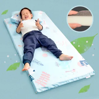 【Embrace 英柏絲】兒童天絲雲朵記憶床組 60x120cm記憶床墊+小枕 天絲床墊 幼兒園午睡 嬰兒床(台灣製)