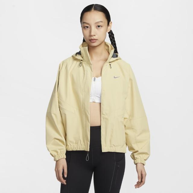 【NIKE 耐吉】外套 女 運動連帽外套 AS W NK SWIFT SF JKT 黃 HV4876-783