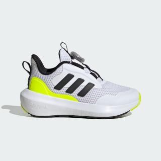 【adidas 愛迪達】運動鞋 童鞋 中童 大童 FortaRun 3.0 BOA K 黑白綠 JI2199