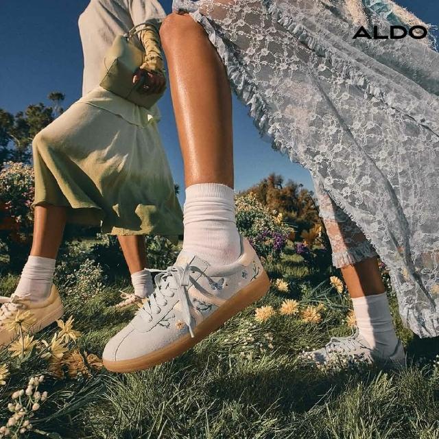 【ALDO】CHICSNEAKER-復古時尚簡約設計休閒-女鞋(藍色)