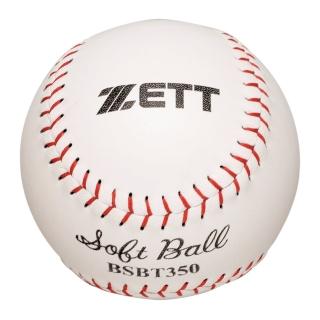 【ZETT】原廠貨 比賽用壘球 競賽/運動/休閒 一打(BSBT-350)