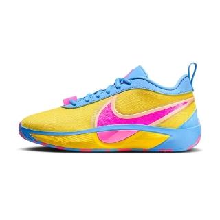 【NIKE 耐吉】Giannis Freak 6 NRG 大童 粉黃藍色 字母哥 包覆 緩震 實戰 籃球鞋 HV5928-400
