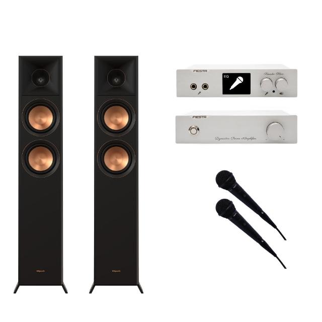 【FIESTA 嘉年華】數位混音機+擴大機-100W(+KLIPSCH RP-5000F II落地喇叭)