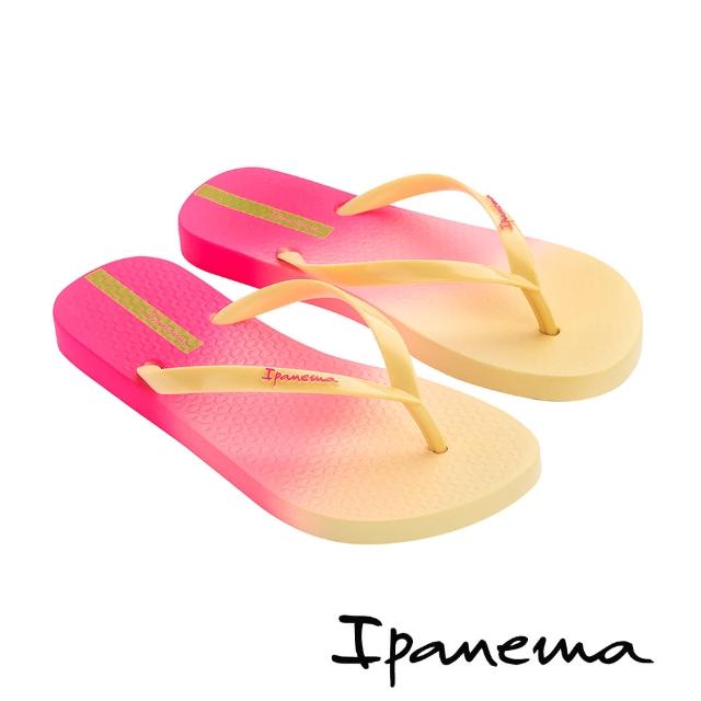 【IPANEMA】漸層平底人字拖鞋(黃色)