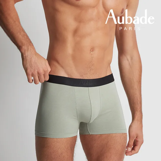 【Aubade】二件組長版頂級莫代爾棉 彈性四角男褲 平口褲(2312.13)