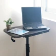 【aka】多段翻折坐站升降桌 60x40cm(坐站兩用/邊桌/電腦桌/書桌/工作桌/辦公桌)