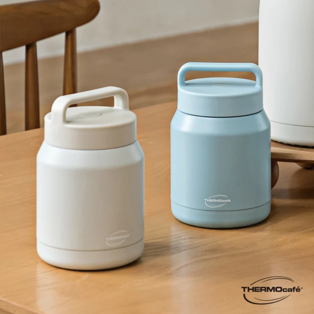 【THERMOcafe 凱菲】不鏽鋼真空保溫食物罐650ml(TCHF-650)