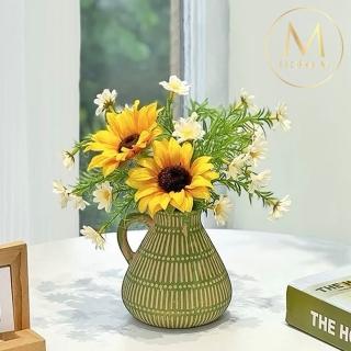 【Floral M】法式田園風向日葵仿真花禮(人造花/塑膠花/假花/裝飾花)