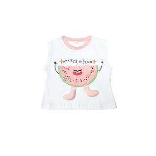 【TATA KIDS】童裝 西瓜長立體腳腳無袖T恤(90-140)