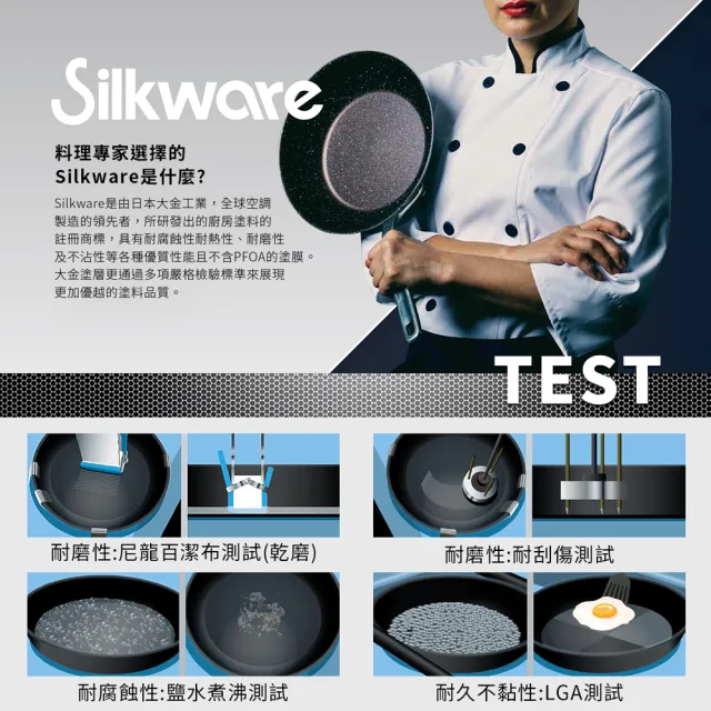 【hokua 北陸鍋具】日本製SenLenFan洗鍊粉絲版輕量不沾深型平底鍋24cm含蓋(可用金屬鏟)
