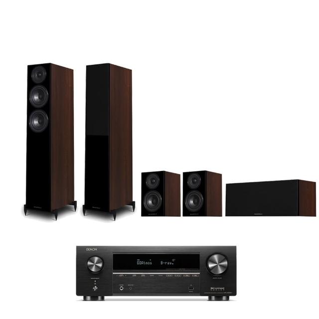 DENON AVR-X1800H AV接收器組，提供7.2聲道強大音效輸出，支援8K/60Hz HDMI傳輸與Dolby Atmos、DTS:X沉浸式環繞聲技術。內建藍芽與Wi-Fi無線串流功能，輕鬆連線多聲道喇叭，享受高解析音視覺體驗，提升居家娛樂品質，是家庭劇院升級的理想選擇。
