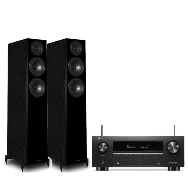 【Denon 天龍】兩聲道音響組合(AVR-X2800H+Wharfedale Diamond 12.3 喇叭)