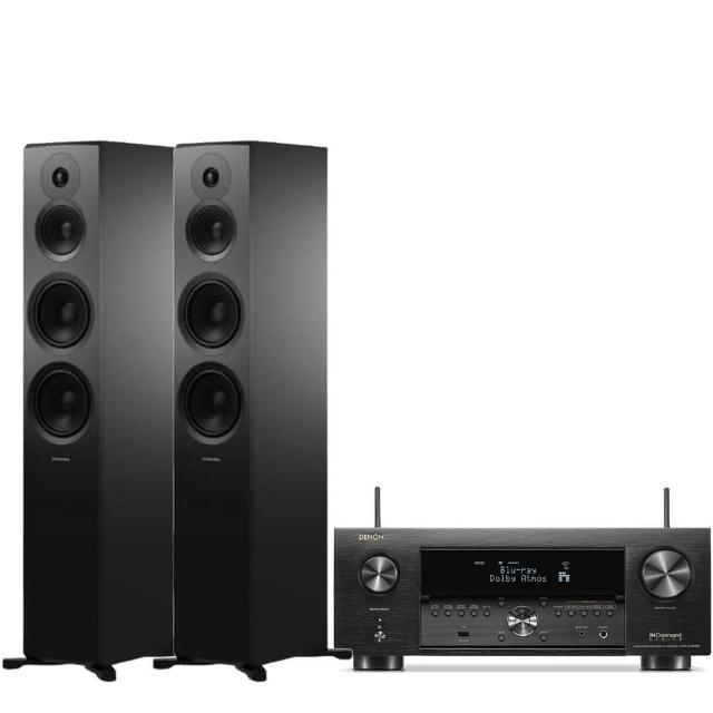 【Denon 天龍】兩聲道音響組合(AVR-X4800H+Dynaudio Emit 50 喇叭)