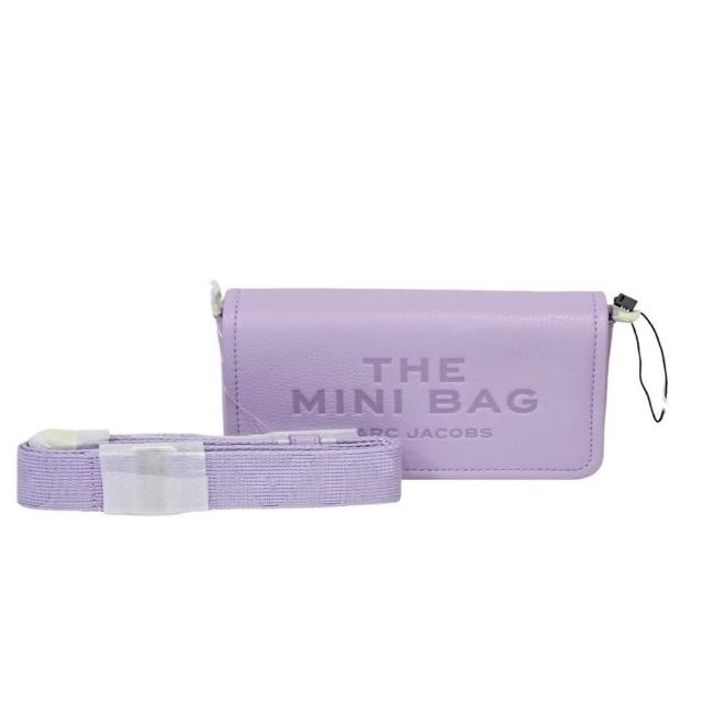 【MARC JACOBS 馬克賈伯】MJ冬季限定新色 尼龍磁吸釦翻蓋斜背包(紫羅蘭/贈原廠防塵袋紙袋/母親節送禮)
