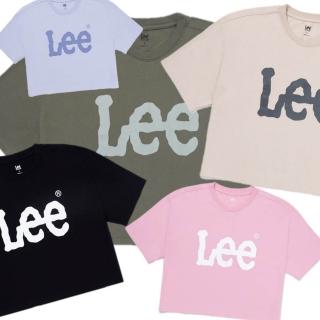【Lee 官方旗艦】女款 短袖T恤 / 短版 胸前經典大LOGO 共5色 季節性版型(LB502059)