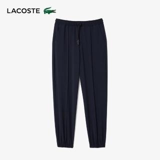 【LACOSTE】女裝-超大運動長褲(海軍藍)