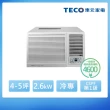 【TECO 東元】全新福利品 4-5坪 R32一級變頻冷專右吹窗型冷氣(MW28ICR2)