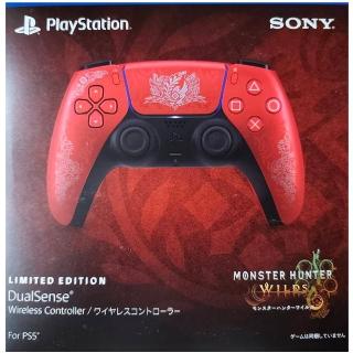 【SONY 索尼】PS5 原廠周邊 DualSense 無線控制器(魔物獵人荒野款 日版)