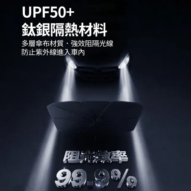 【ANTIAN】汽車前擋玻璃可彎桿遮陽傘 車用防曬隔熱遮陽擋 車載折疊防紫外線擋板 附收納皮套