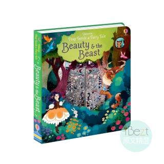 【iBezT】Peep Inside a Fairy Tale Beauty and The Beast(Usborne偷偷看一下硬頁翻翻書)