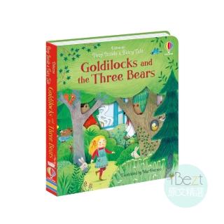 【iBezT】Peep Inside a Fairy Tale Goldilocks and the Three Bears(Usborne偷偷看一下硬頁翻翻書)