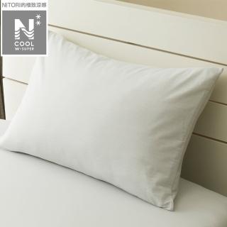 【NITORI 宜得利家居】極致涼感 伸縮枕套 N FIT N COOL WSP GY 25NC-21(極致涼感 伸縮枕套)