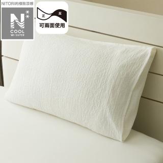【NITORI 宜得利家居】極致涼感 枕套 N COOL WSP EB 25NC-24 43×63(極致涼感 枕套 套 N COOL)