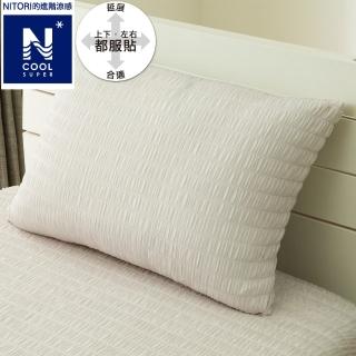 【NITORI 宜得利家居】進階涼感 伸縮枕套 N FIT N COOL SP GY 25NC-11(進階涼感 N FIT N COOL)