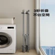 【華峰瑞特】雙桿 140cm 6秒折疊(晾衣架 免安裝曬衣架 折疊曬衣架 掛衣架 陽台曬衣桿 預購15天)