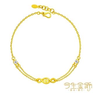 【今生金飾】錢進無限手鍊(黃金手鍊)