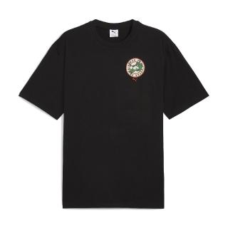 【PUMA】上衣 Super Puma 男款 黑 綠 橘 寬鬆 短T 短袖(629639-01)
