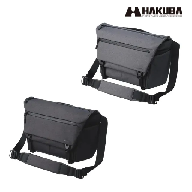 【HAKUBA】PLUS Shell CITY MESSENGER 8 G05 側背包 郵差包 黑色/灰色