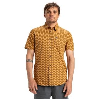 【Quiksilver】男款-APERO ORGANIC CLASSIC SS 短袖襯衫-黃色(EQYWT04606F-CMN6)