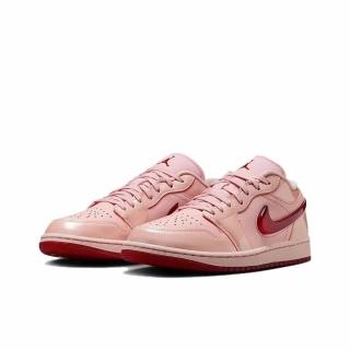 【NIKE 耐吉】W Nike Air Jordan 1 Low 果凍粉 情人節 HF3174-600(限定 運動 AJ1 休閒鞋)