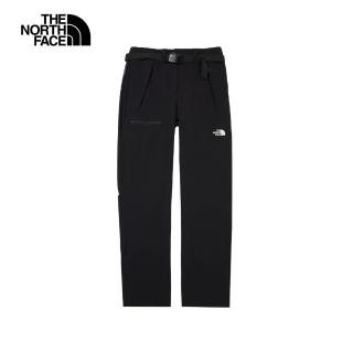 【The North Face 官方旗艦】北面女款黑色吸濕排汗戶外徒步長褲｜8CJVJK3(涼感科技)