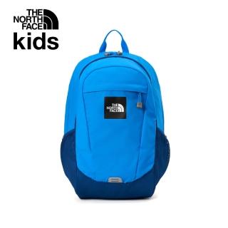 【The North Face 官方旗艦】北面兒童藍色休閒後揹包｜8AMX59J(書包)