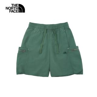 【The North Face 官方旗艦】北面UE男款綠色DWR防潑水短褲｜8BU4HCH
