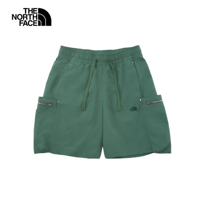【The North Face 官方旗艦】北面UE男款綠色DWR防潑水短褲｜8BU4HCH