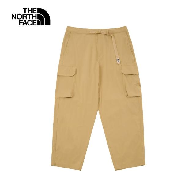 【The North Face 官方旗艦】北面男款卡其色UPF防曬長褲｜8C0ULK5(抗UV)