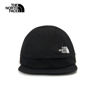 【The North Face 官方旗艦】北面男女款黑色運動帽｜8DK1KX7